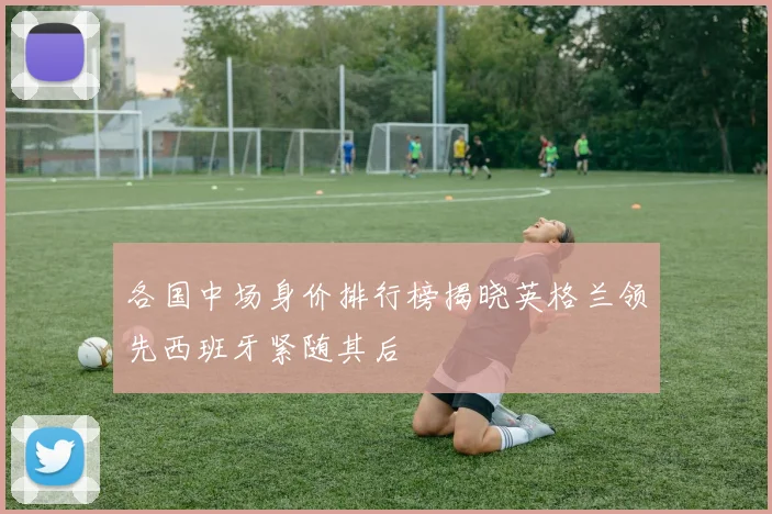 各国中场身价排行榜揭晓英格兰领先西班牙紧随其后